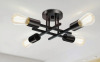 17 Stories Hannah-Jayne 14.17'' Sputnik Modern Linear Flush Mount Light New In Box $199