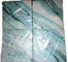 Orren Ellis "Silver Springs I Blue Green" 4 - Pieces Painting Print, 16" x 16" New In Box $199 - 2