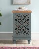 Mistana Eyler 31.5" H x 18.9" W Solid and Manufactured Wood 1-Door Accent Cabinet New In Box $299
