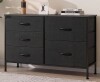 Ebern Designs Chaseburg 5-Drawer Dresser With Wooden, 39.4'' White Dresser With Steel Frame, Wide Chest of Drawer For Hallway, Bedroom Dresser New In Box $299