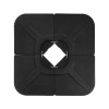 Arlmont & Co. Haque 200 Lbs 4 Piece U Shape Plastic Free Standing Umbrella Base New In Box $199