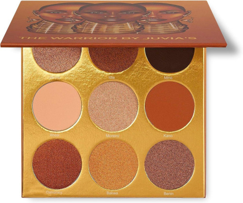 Juvia's Place Warrior Eyeshadow Palette, 9 Warm and Neutral Shades New In Box