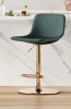 Wade Logan Chaquilla Swivel Upholstered Adjustable Height Counter Stool with Metal Frame New In Box $299