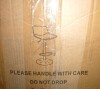 Wade Logan Chaquilla Swivel Upholstered Adjustable Height Counter Stool with Metal Frame New In Box $299 - 2