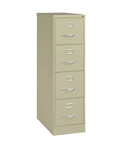 WorkPro&reg; 26-1/2"D Vertical 4-Drawer Letter-Size File Cabinet, Putty / WorkPro 22"D Vertical 4-Drawer Letter-Size File Cabinet, Metal, Black New in Box Assorted $499