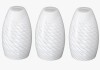 Wrought Studio&trade; 3 Pack 7.64 in. Milk Shiny Fish Scale Pattern Pendant Light Shade (Set of 3) New In Box $199