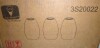 Wrought Studio&trade; 3 Pack 7.64 in. Milk Shiny Fish Scale Pattern Pendant Light Shade (Set of 3) New In Box $199 - 2