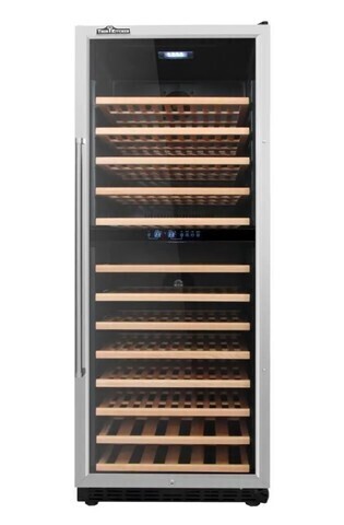 Thor HWC2408UDual Zone Wine Cooler: 24 Inch Wide 133-Bottle Built-In Dual Zone Wine Cooler New In Box $1399