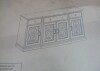 Walker Edison Landon 60-Inch Tiered Fretwork Sideboard TV Stand New in Box $1299 - 2
