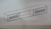 Walker Edison Destin Modern Rattan Flip-Down-Door Wall-Mounted Floating TV Stand for TVs up to 80 Inches, 70 Inch, Black New in Box $299 - 2