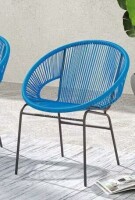 Corvus Acapulco Peacock Outdoor Lounge Chair New in box $299