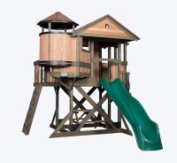 Backyard Discovery Eagle's Nest Playhouse Outdoor Wood Playhouse (5 Boxes) New In Box $2999