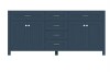 Alya Bath HE-101-72D-B 72 in. Norwalk Double Vanity Cabinet, Blue New In Box $2099