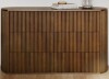 Latitude Run Ellison Fluted Solid Wood Dresser, Fully Assembled New Shelf Pull $3999