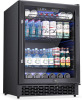 Minorfun 24-Inch Beverage Refrigerator, 200 Can Glass Door Beverage Cooler New in Box $1999