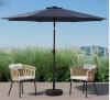 The Twillery co Pierpoint 108'' Market Umbrella in Navy Blue New in Box $299