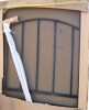 Unique Home Designs 36 in. x 80 in. Arcada Black Surface Mount Outswing Steel Security Door with Expanded Metal Screen Similar to Picture New $799 - 2