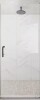 ES-DIY 34-36 in. W x 72 in. H Glass Panel Shower Door New In Box $499