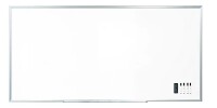 WorkPro&trade; Porcelain Magnetic Dry-Erase Whiteboard, 96" x 48", Aluminum Frame With Titanium Finish New In Box $399