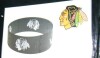 BLUE SKY OUTDOOR LIVING Decorative NHL 36 in. x 12 in. Round Steel Wood Fire Pit Ring - Chicago Blackhawks New In Box $199 - 2