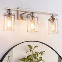 Beachcrest Home&trade; Beaudette 24" 3-Light Dimmable Vanity Light New In Box $299