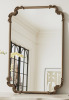 Charlton Home&reg; Genan Accent Mirror Scalloped Rectangle Wall Mirror, 24" x 36" New In Box $299