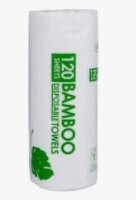 Naturezway Bamboo Paper Towels, 120 Count Sheet Roll New