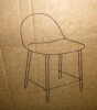 AllModern Kody Vegan Leather Bar & Counter Stool New In Box $299 - 2