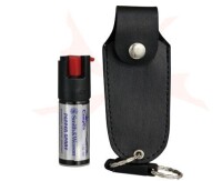 Smith & Wesson Keychain Pepper Spray, Black Leather Holster (0.5 oz.) - SWP1203 New In Box