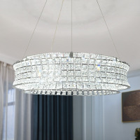 House of Hampton&reg; Horst LED Drum Chandelier New In Box $1199