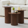 Wrought Studio&trade; 3-Piece Round Nesting Coffee Table Set $299