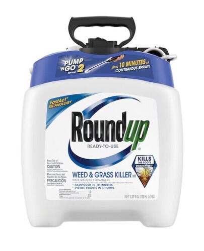Roundup Pump-N-Go Pump spray Weed and Grass Killer, 1.33 Gallon / Roundup Ready-To-Use Extended Control Weed and Grass Killer Plus Weed Preventer, 1.33 Gallon New Assorted