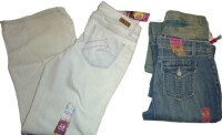 Glo Pair of Ladies Jeans Size 13 / Route 66 Pair of Ladies Jeans Size 8 / Assorted New Shelf Pull
