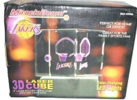 Miracle Bean Los Angeles Lakers 3D Laser Cube New In Box