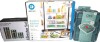 Cook With Color 2-Pack 8-Compartment Snackle Box, Charcuterie and Snack Container, Divided Serving Tray with Lids and Handle, Dishwasher Safe, Blue / iDesigns 4 Piece Kitchen Bin Set for Refrigerator / Assorted New In Box - 3