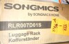 SONGMICS Bamboo Luggage Rack, Folding Suitcase Stand, with Storage Shelf for Guest Room, Hotel, Bedroom, Heavy-Duty, Holds up to 131 lb, Walnut Brown, New In Box $89 - 2
