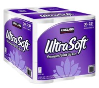 Kirkland Signature Ultra Soft Premium Bath Tissue, 231 Sheet Roll, 36 Count New In Box