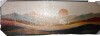 IDEA4WALL Sun Mountain Landscape "Serene Mountain Landscape With Warm Modern Art Calm Warm Extra Large Artwork Pictures", 20" x 60" New In Box $299 - 2