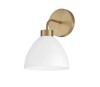 Mercer41 Modern Industrial Bell-Shaped Metal Wall Sconce, Matte Black Wall Light for Bedroom, Hallway, Living Room, Entryway, 2-Pack / Capital Lighting Ross 1-Light Wall Sconce (652011AW) New In Box Assorted $199 - 2
