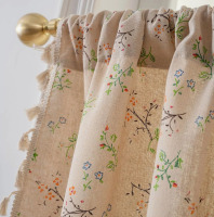 Lark Manor Boho 30" x 36", 2-panel Semi Sheer Polyester Drapes Curtain New $79