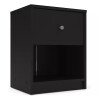 Tvilum Portland Black 1-Drawer Nightstand New In Box $199