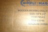 THE CLEAN STORE 1320 lbs. Capacity 18 in. x 30 in. Hardwood Mover's Dolly New In Box $89 - 2