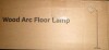 Wrought Studio&trade; 64" Modern Solid Wood Floor Lamp with Adjustable Arm New In Box $299 - 2