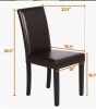 Ebern Designs Espiye 18.7'' H Faux Leather Upholstered Parsons Dining Chair New in box $299