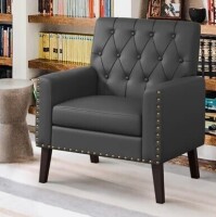 Winston Porter Nyhla 28.5" W Armchair in Charcoal Gray New in Box $399
