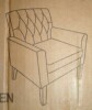 Winston Porter Nyhla 28.5" W Armchair in Charcoal Gray New in Box $399 - 2