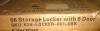 KAER Metal Locker with 5 Doors 66&ldquo; Storage Locker for Employees andstudent with Card Slot Lockable Steel Locker for School Gym Home Office Staff New in Box $299 - 2