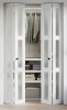 Smartstandard 3-Lite 78" Frosted Glass Double Bi-Fold Doors for 80" Door Opening Height with Installation Hardware Kit 32" x 78" New in box $599