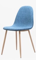 East Urban Home Dining Chair in Muted Blue New in Box $299