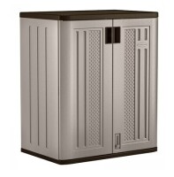 Suncast 30-in W x 36-in H x 20.25-in D Freestanding Plastic Garage Cabinet New in Box $299